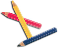 image of colored pencils