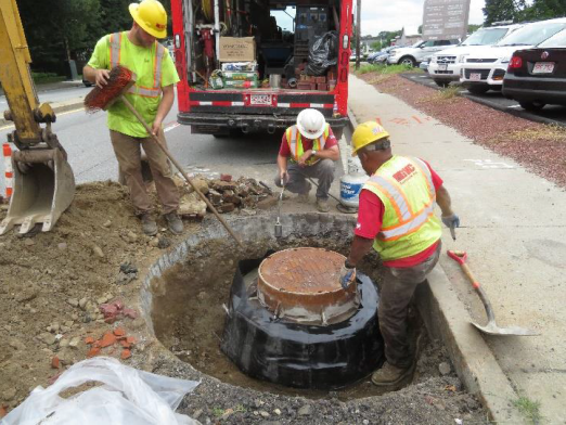 Sewer Project Work in Reading, MA (MWRA)